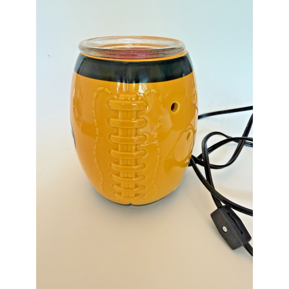 Green Bay Packers Scentsy Football NFL Wax Warmer Green Gold Wisconsin Cheese - Picture 2 of 4
